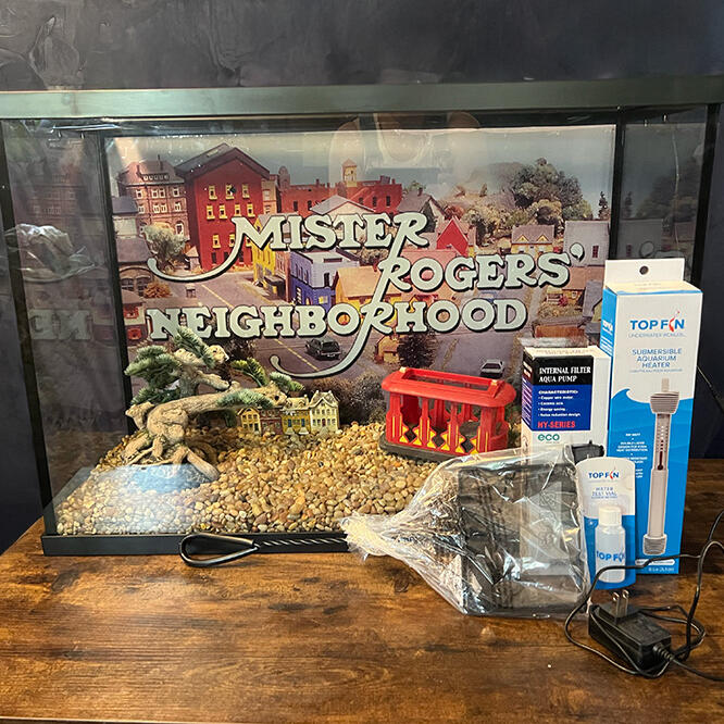 Comes with Tank Decor and Supplies